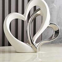 Amazon.co.jp: JAnjiaLxY ハート オブジェ 1個 置物 インテリア モダン